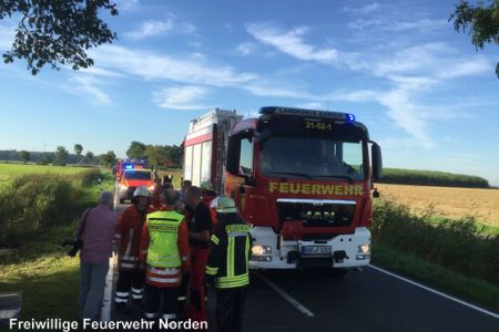 Schwerer Verkehrsunfall, 25.08.2016