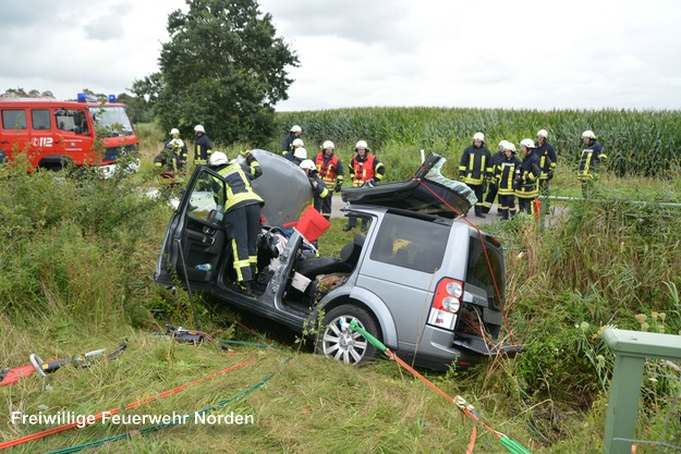 Schwerer Verkehrsunfall, 13.08.2016