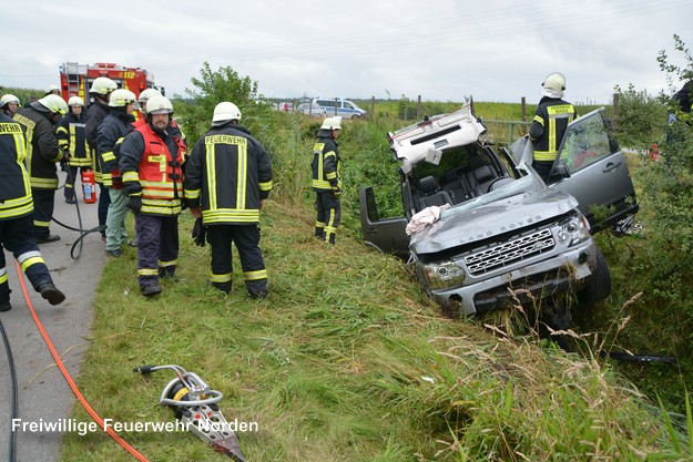 Schwerer Verkehrsunfall, 13.08.2016