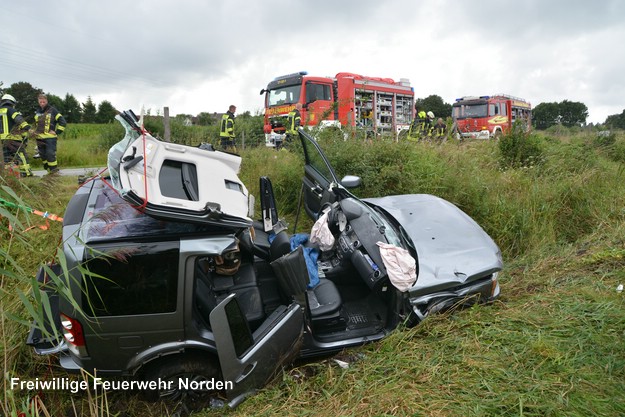 Schwerer Verkehrsunfall, 13.08.2016