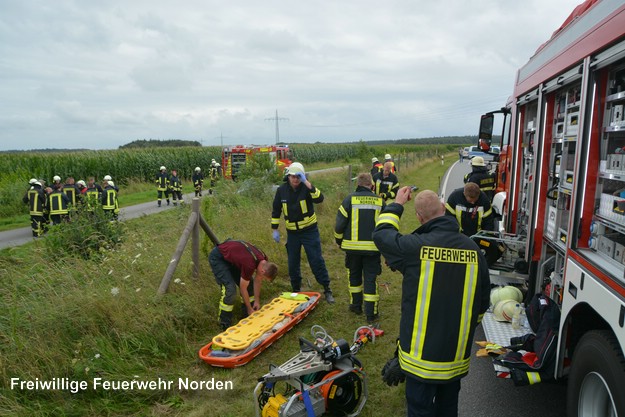 Schwerer Verkehrsunfall, 13.08.2016