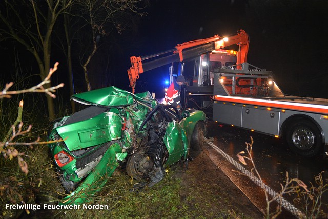 Schwerer Verkehrsunfall, 20.02.2016