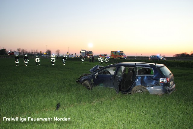 Schwerer Verkehrsunfall, 08.05.2016