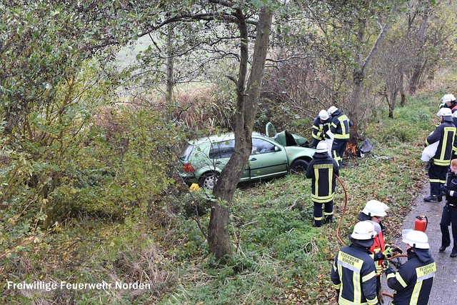 Schwerer Verkehrsunfall, 14.11.2017