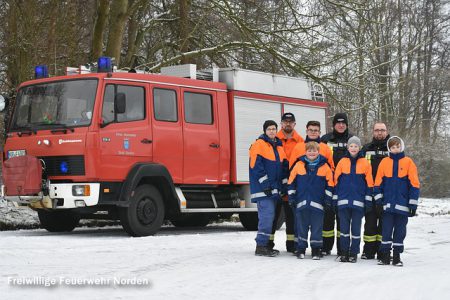 Weihnachtsbaumsammelaktion, 07.01.2017