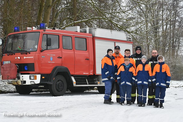 Weihnachtsbaumsammelaktion, 07.01.2017