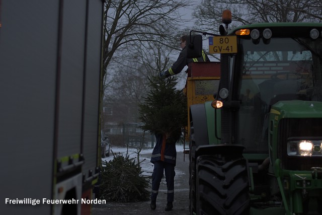 Weihnachtsbaumsammelaktion, 07.01.2017