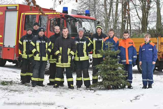 Weihnachtsbaumsammelaktion, 07.01.2017