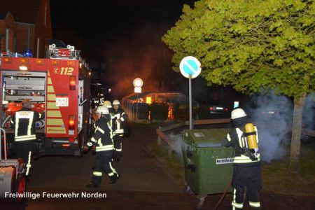 Containerbrände, 01.05.2017