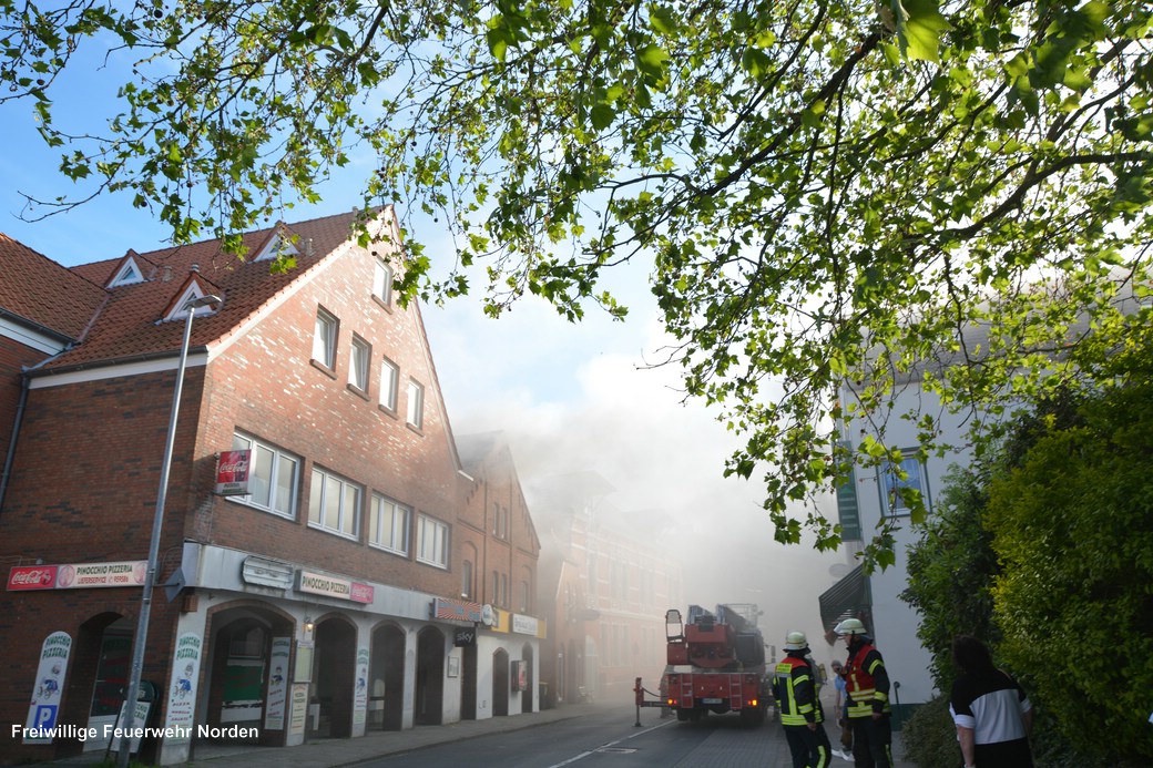 Dachstuhlbrand, 27.05.2017