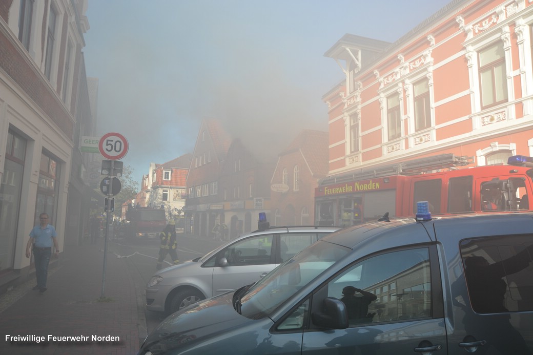 Dachstuhlbrand, 27.05.2017