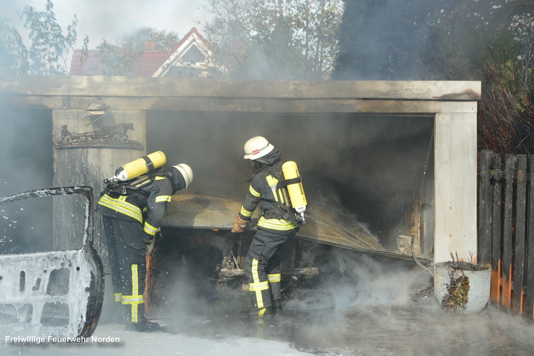 Garagenbrand, 13.10.2017