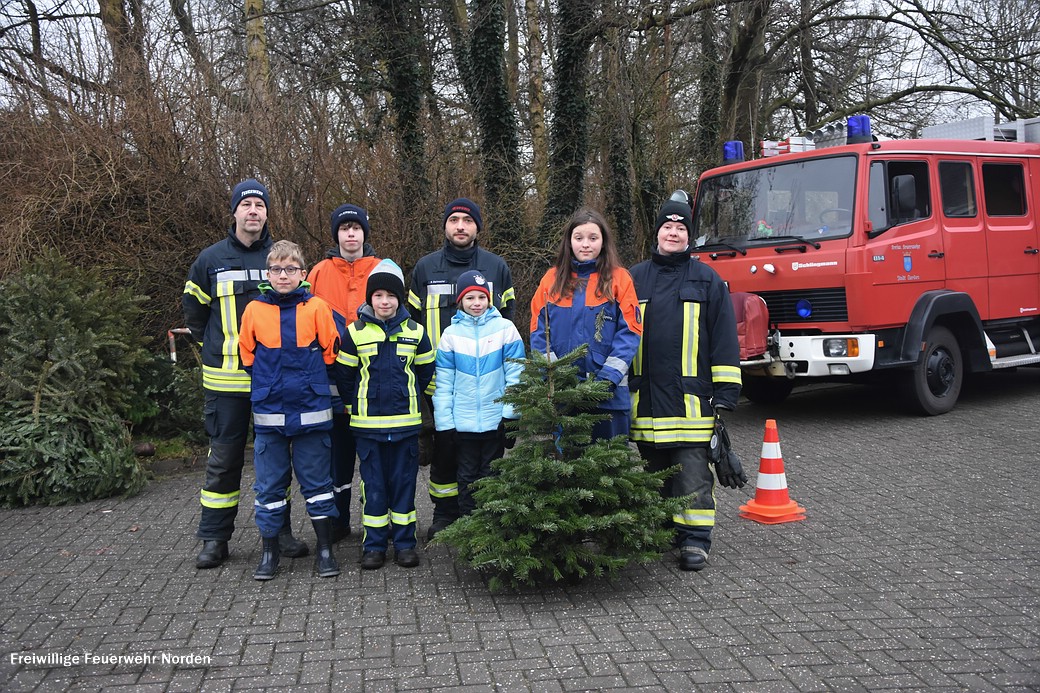 Weihnachtsbaumsammelaktion, 13.01.2018