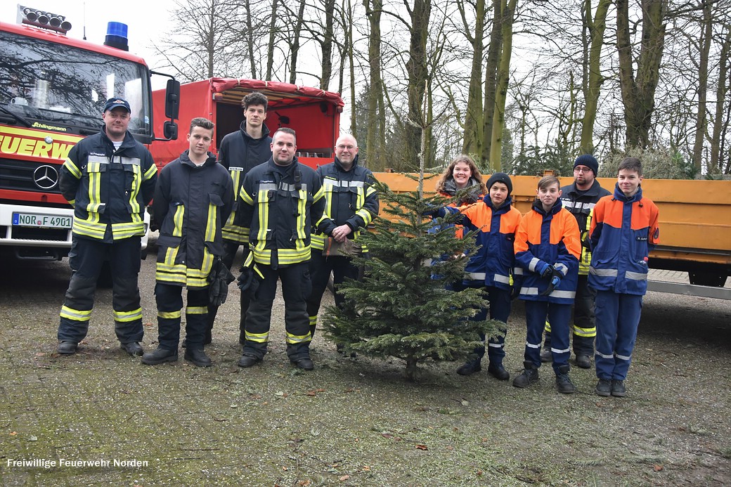 Weihnachtsbaumsammelaktion, 13.01.2018