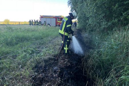 Böschungsbrand, 01.07.2018