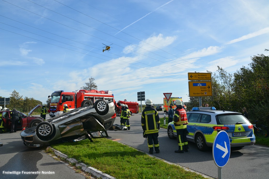 Schwerer Verkehrsunfall, 08.10.2018