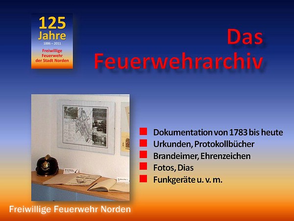 Das Norder Feuerwehrarchiv