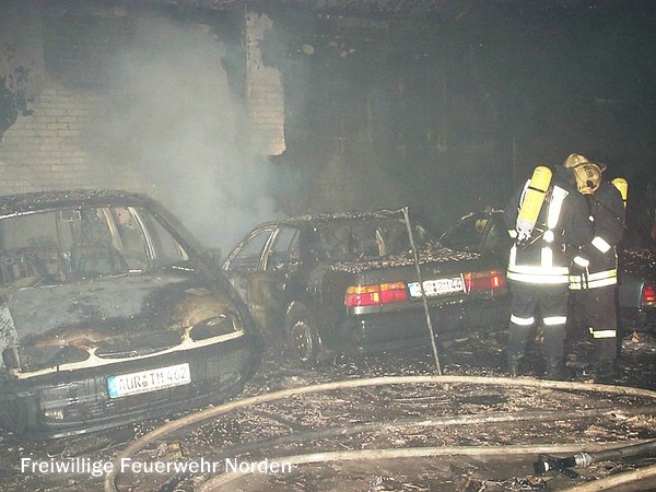 Brandeinsätze 2001 - 2008
