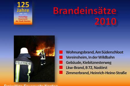 Brandeinsätze 2010