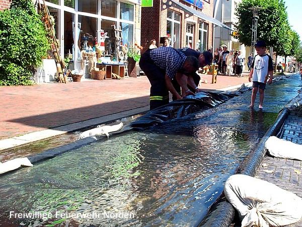 Natürlich mit Wasser