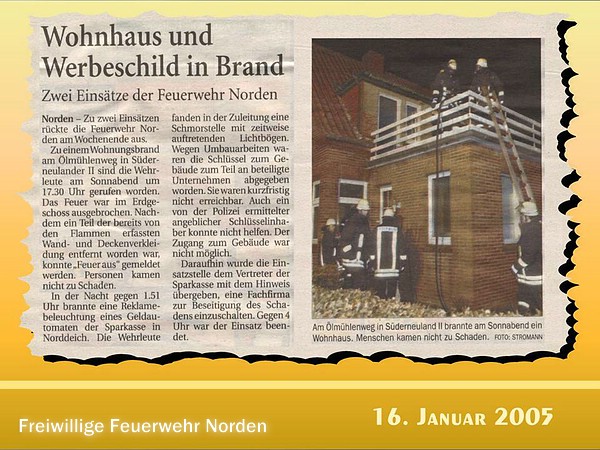 Presseberichte 2004 - 2006