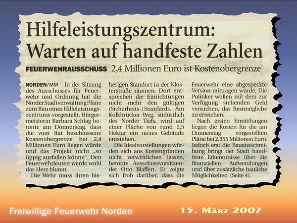 Presseberichte 2007