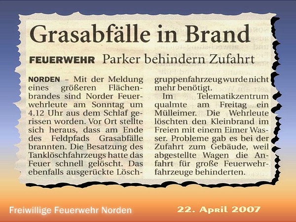 Presseberichte 2007