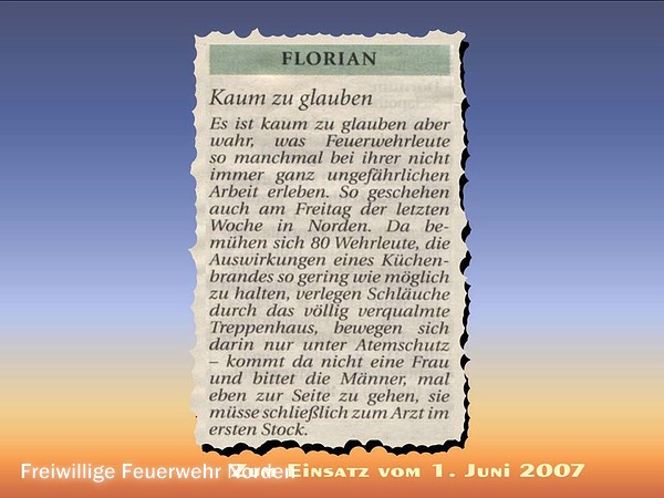 Presseberichte 2007