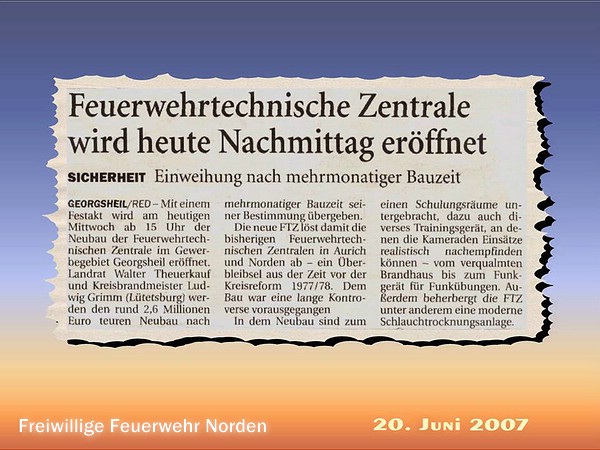 Presseberichte 2007