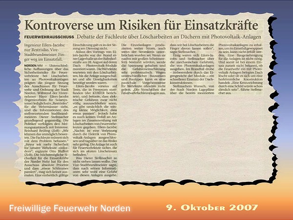 Presseberichte 2007