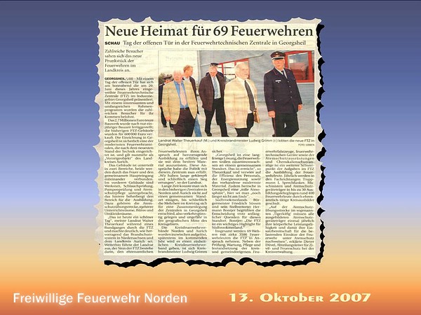 Presseberichte 2007