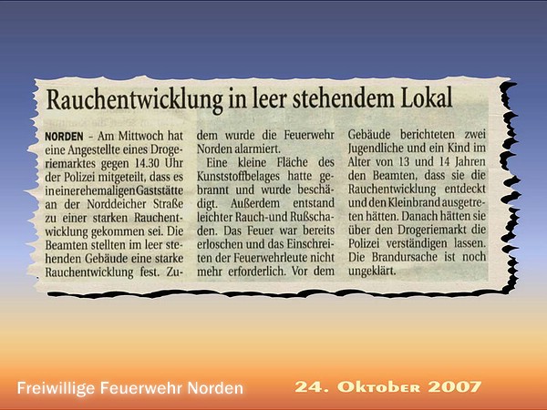 Presseberichte 2007