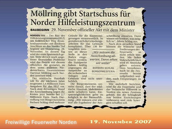 Presseberichte 2007