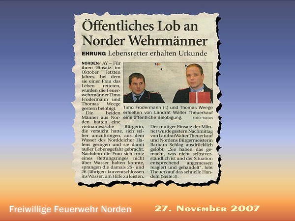 Presseberichte 2007