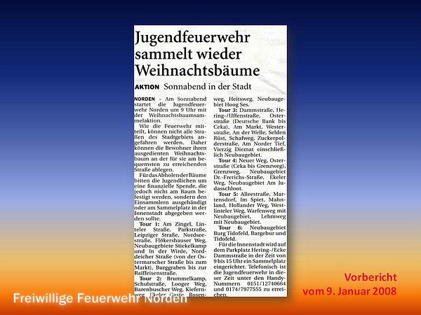 Presseberichte 2008