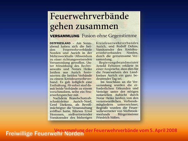 Presseberichte 2008