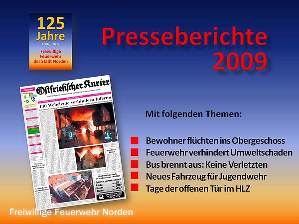 Presseberichte 2009