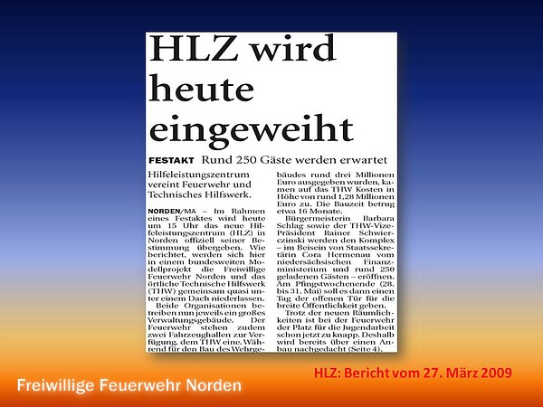 Presseberichte 2009