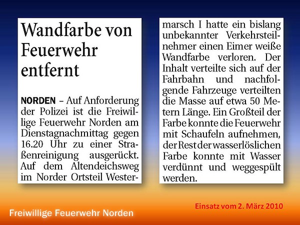 Presseberichte 2010