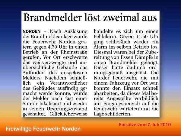 Presseberichte 2010