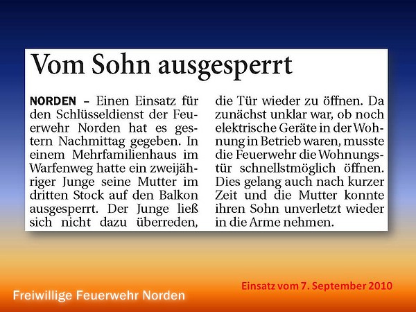 Presseberichte 2010