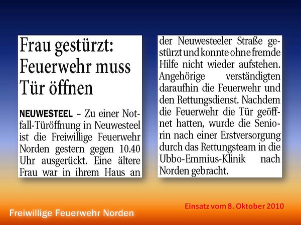 Presseberichte 2010