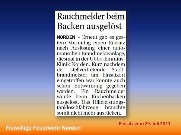 Presseberichte 2011