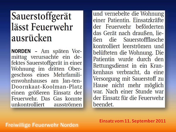 Presseberichte 2011