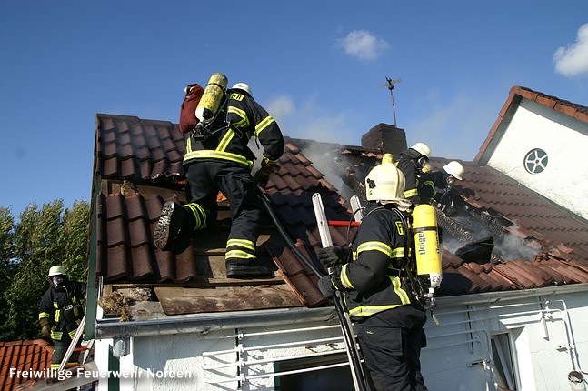 Dachstuhlbrand, 15.08.2011