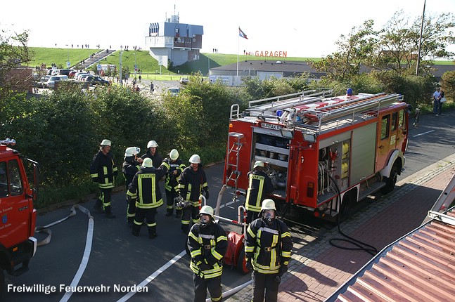 Dachstuhlbrand, 15.08.2011