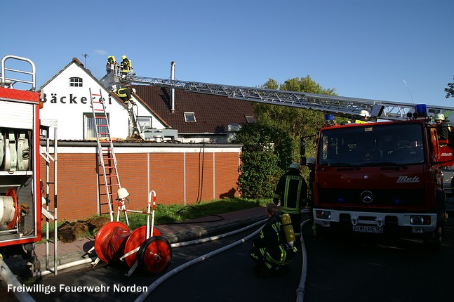 Dachstuhlbrand, 15.08.2011