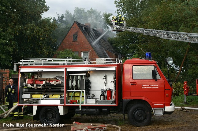 Dachstuhlbrand, 26.08.2011