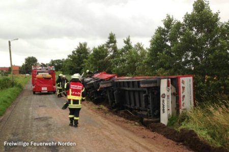 Lkw-Bergung, 08.08.2013