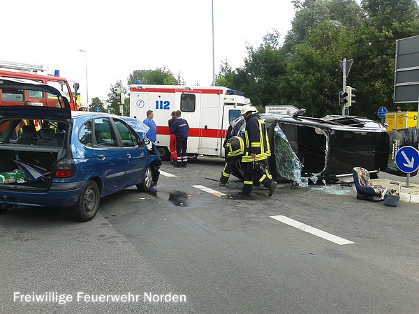 Schwerer Verkehrsunfall, 08.08.2013